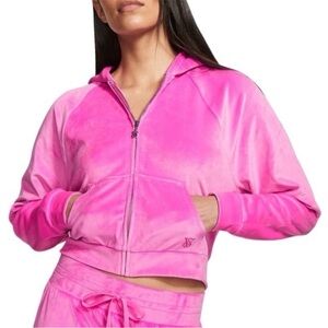 Victoria's Secret On Point Barbie Pink Zip-Up Hoodie